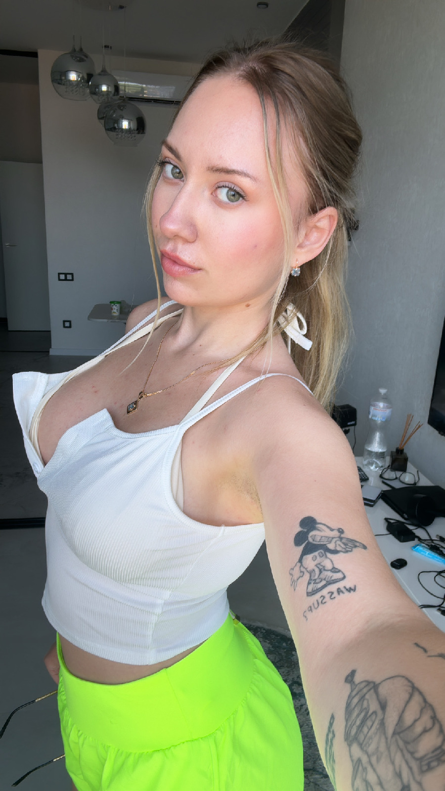 KateV in her underwear in Hanoi